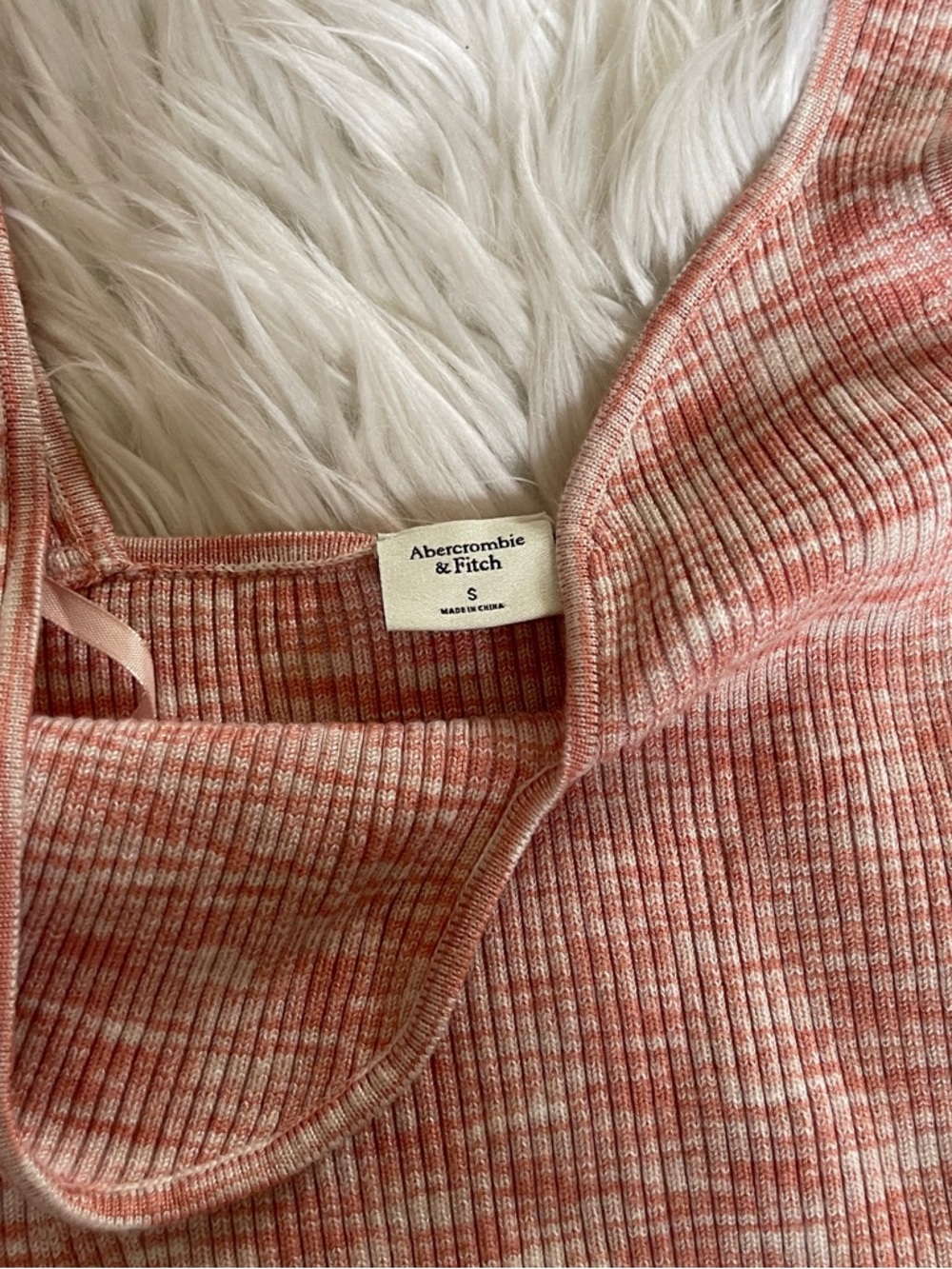 Abercrombie&Fitch Elevated Knit Notch-Neck Mini Dress - Picture 4 of 6